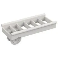 Duplo Ladder with Base Locking Ring, Short (Fire), White