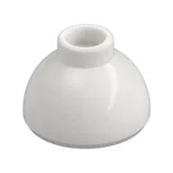 Brick Round 1.5 x 1.5 Dome Top [Plain], White