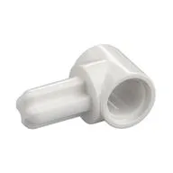 Technic Pin Connector Hub with 1 Axle, White