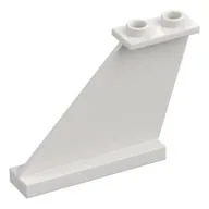 Wing, Tail 4 x 1 x 3, White