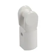 Bar Holder with Hole and Bar Handle, White