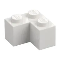 Brick 2 x 2 Corner, White