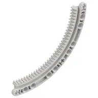 Technic Gear Rack 1/4 Circle 11 x 11, 35 Teeth, White