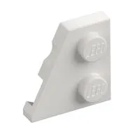Wedge Plate 2 x 2 Left, White