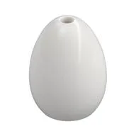 Food Egg with 1.5mm Hole [Plain], White
