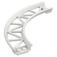 Vehicle Track, Roller Coaster, Curve, White