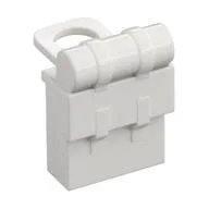 Minifig Neckwear Backpack Non-Opening, White