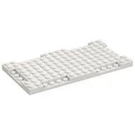 Plate Special 8 x 16 x 2/3 with Six Recessed Edges, White