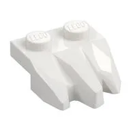 Plate Special 2 x 3 with Rocks, White