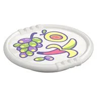 Duplo Disk with Fruit Print, White