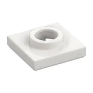 Turntable 2 x 2 Female, White