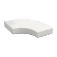 Tile 2 x 2 Curved, Macaroni, White