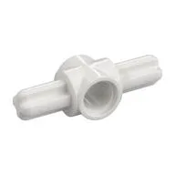 Technic Pin Connector Hub with 2 Axles, White