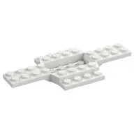Vehicle Base 6 x 12 x 3/4 with 4 x 2 Recessed Center with Smooth Underside, White
