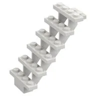 Stairs 7 x 4 x 6 Straight Open, White