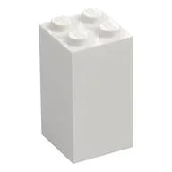 Brick 2 x 2 x 3, White