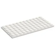 Plate 6 x 12, White