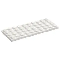 Plate 4 x 10, White