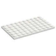 Plate 6 x 10, White