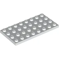 Plate 4 x 8, White