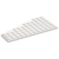 Wedge Plate 6 x 12 Right, White