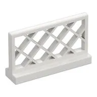 Fence Lattice 1 x 4 x 2, White