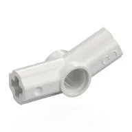 Technic Axle and Pin Connector Angled #3 - 157.5°, White