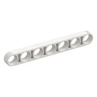 Technic Beam 1 x 7 Thin, White
