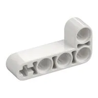 Technic Beam 2 x 4 L-Shape Thick, White