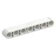 Technic Beam 1 x 7 Thick, White