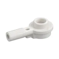 Plate Special Round 1 x 1 with Hollow Stud and Horizontal Bar 1L, White