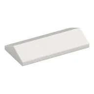Brick Sloped 33° 2 x 4 Double, White