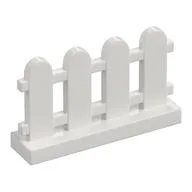 Picket Fence 1 x 4 x 2, White