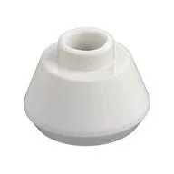Cone 1 1/2 x 1 1/2 x 2/3, White