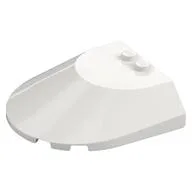 Windscreen 6 x 6 x 1 1/3, White