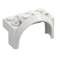 Wheel Arch, Mudguard 4 x 2 x 2 1/2, White