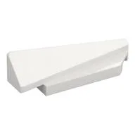 Brick Wedged, Sloped 1 x 5 x 1 1/3 Right, White