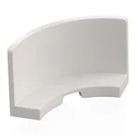 Panel 3 x 3 x 2 Quarter Round, White