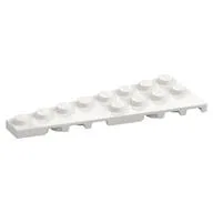 Wedge Plate 8 x 3, 8° Left, White