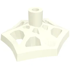 Web Effect Small Short Bar on Front and Back, White