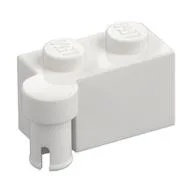 Hinge Brick 1 x 4 [Upper], White