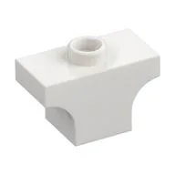 Brick Arch 1 x 2 Jumper, White