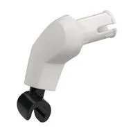 Arm, Large, Right with Black Hand, White