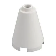 Cone 2 x 2 x 2, Open Stud, White