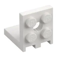 Bracket 2 x 2 - 2 x 2, White