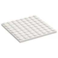Plate 8 x 8, White
