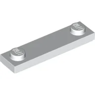 Plate Special 1 x 4 with 2 Studs with Groove [New Underside], White