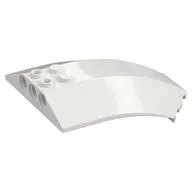 Windscreen 8 x 6 x 2 Curved, White