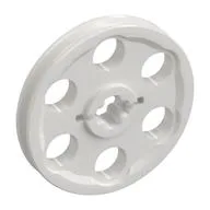 Technic Wedge Belt Wheel [aka Pulley], White