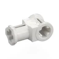 Technic Axle Connector with Axle Hole [Reinforced], White